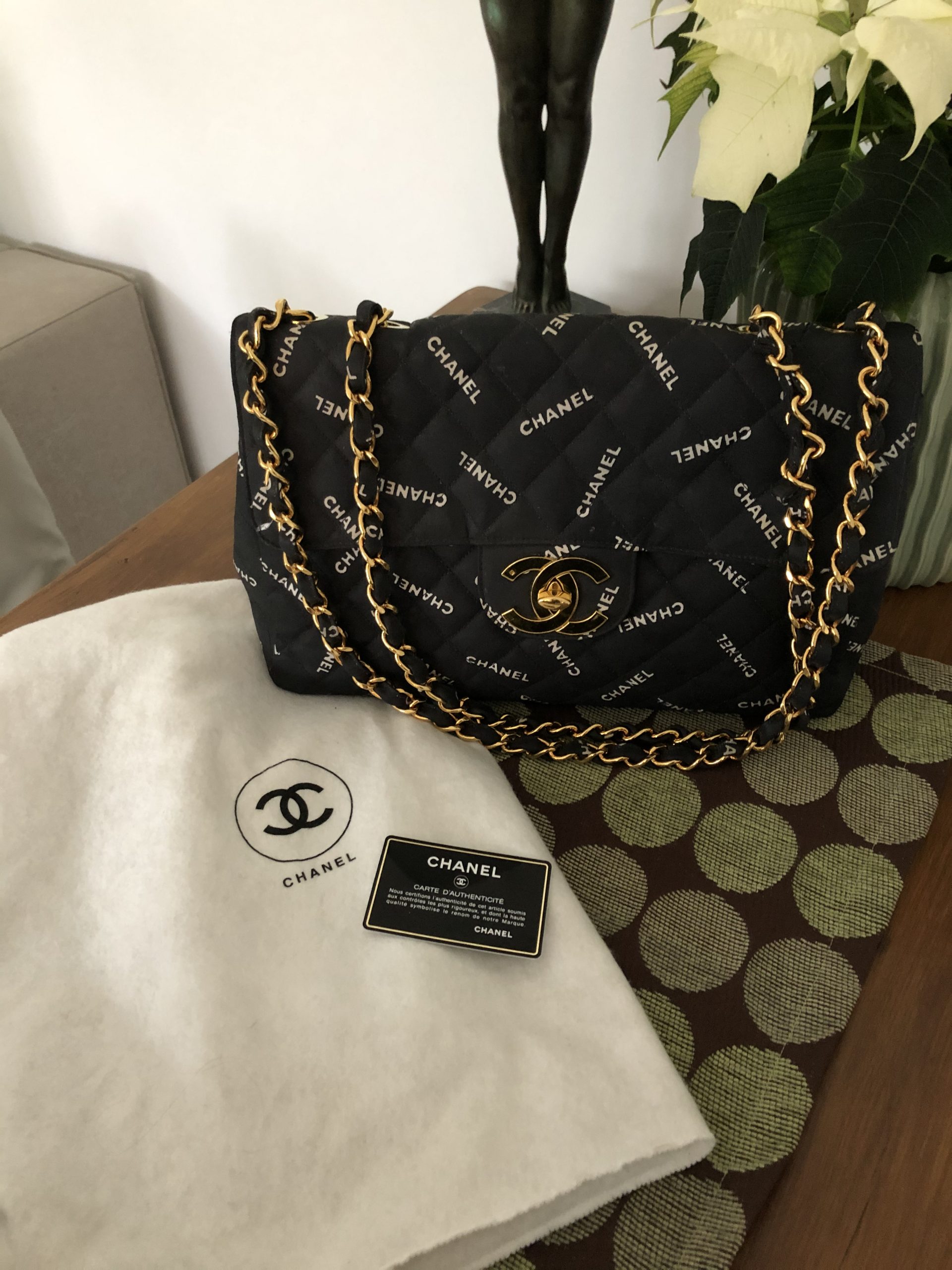 Chanel Flap Bag, Jumbo, Vintage, Rarität 1 Chanel Flap Bag, Jumbo, Vintage, Rarität