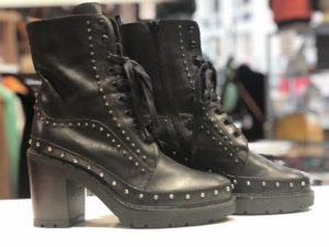 Pinko Leder Stiefelette, Gr. 40