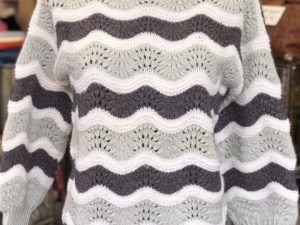 Handgestrickter Vintage Pullover