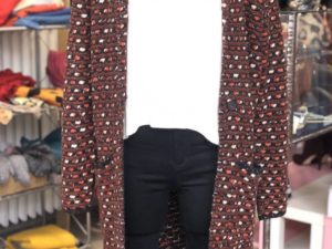 „Taifun“ Bouclé Strickmantel