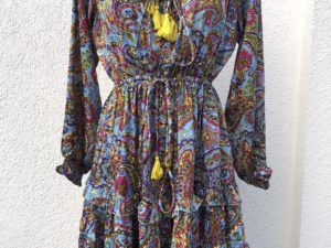 Seidenkleid Boho Style